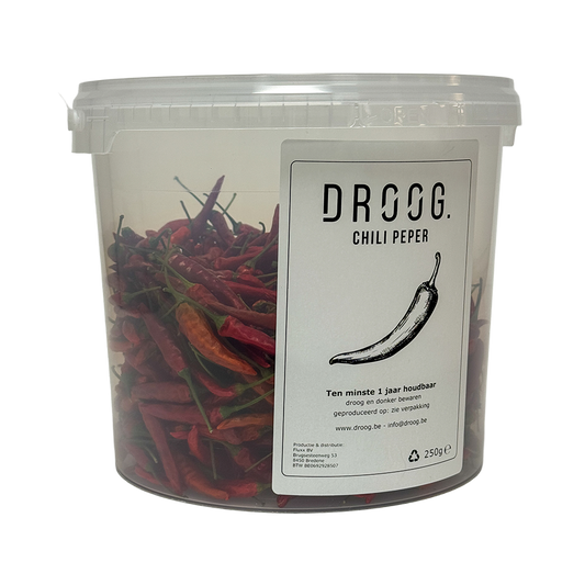 Gedroogde chili peper