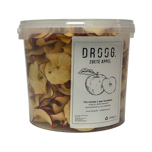 Gedroogde zoete appel