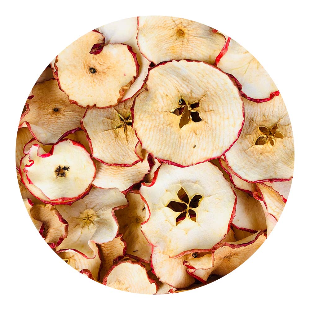 Gedroogde 'Pink Lady' appel