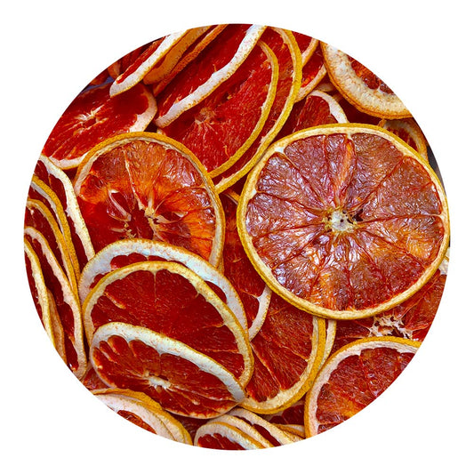 Gedroogde rode pompelmoes