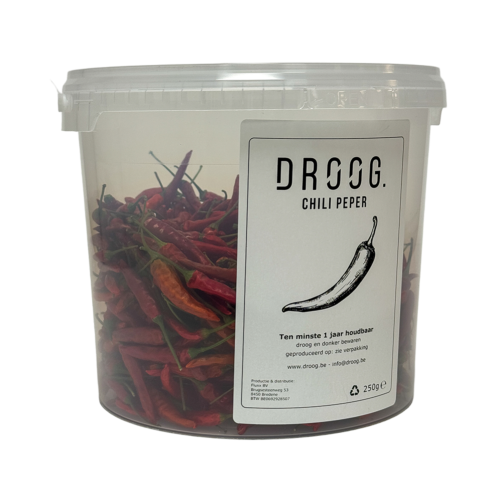 Gedroogde chili peper