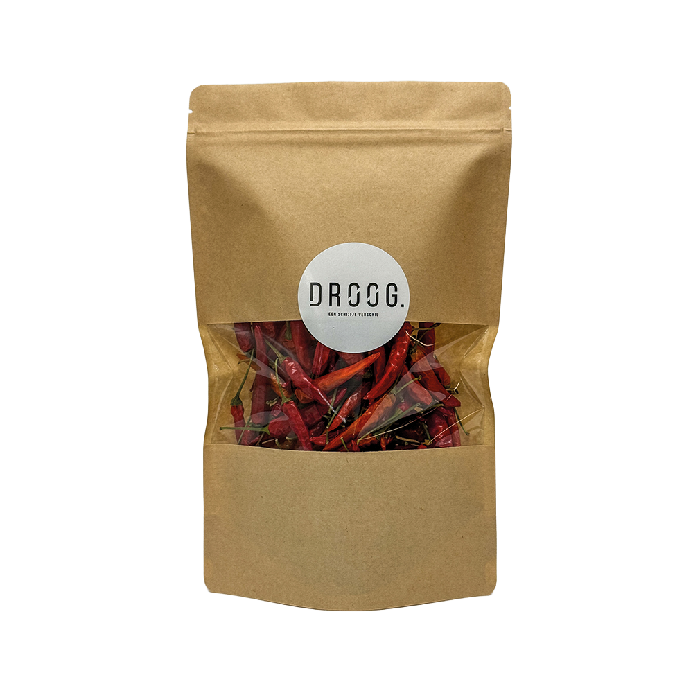 Gedroogde chili peper